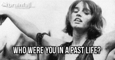 You were Some Random Hippy in a past life.