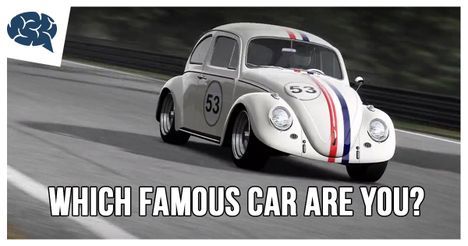 You are Herbie from "The Love Bug"!
