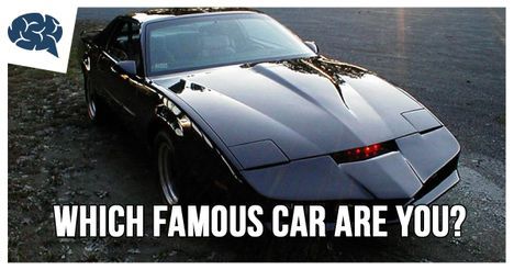 You are Kitt from "Knight Rider"!