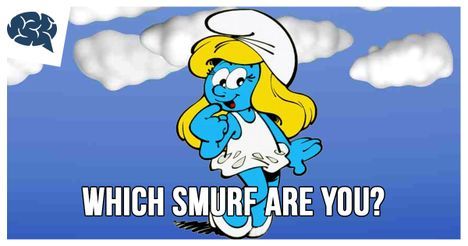 You are Smurfette!