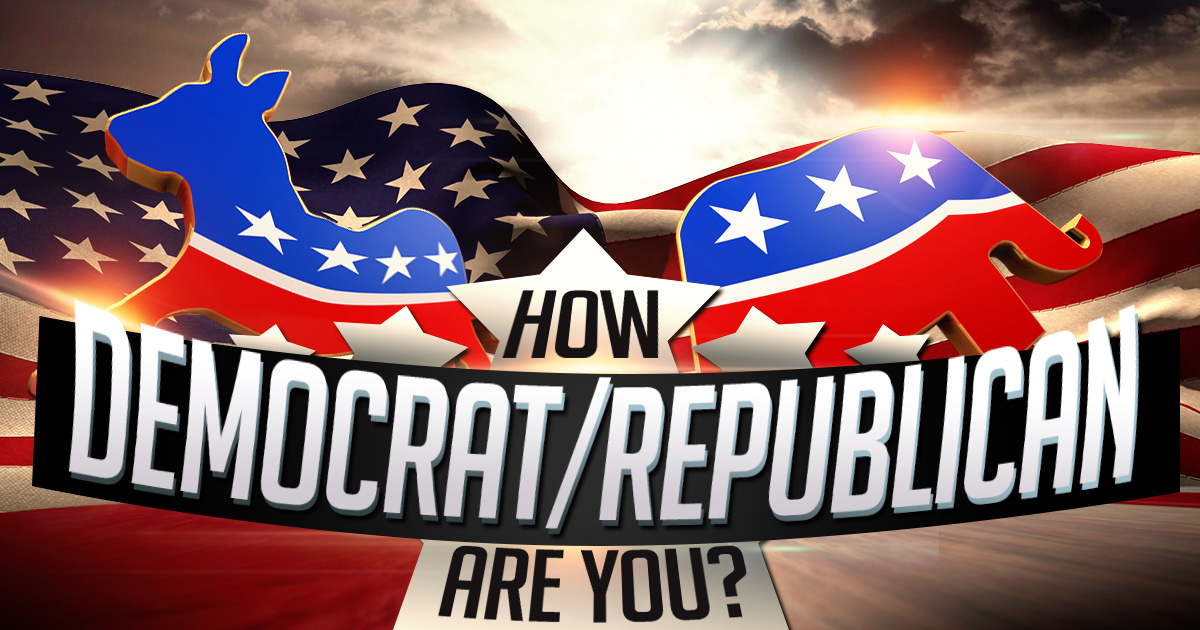 How Democrat Republican Are You BrainFall